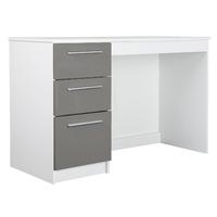 chester dressing table in white and grey