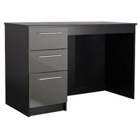 chester dressing table in black and grey