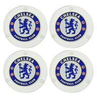 Chelsea Round Glass Coasters - 4pk