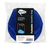 chef aid foldable laundry bag blue