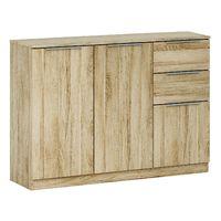 chelsea 3 door 2 drawer sideboard light oak