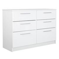 Chester 6 Drawer Chest in White