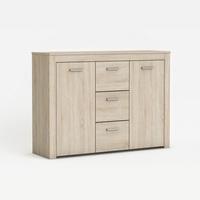 Chase Wooden Sideboard In Brushed Oak With 2 Doors