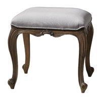 Chic Dressing Table Stool in Weathered