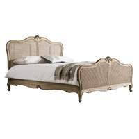 Chic King Cane Bed in Weathered