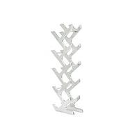 Chantry 10 Bottle Abstract Metal Wine Rack