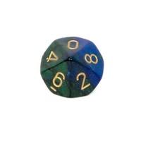 chessex dice sets gemini blue green with gold ten sided die d10 set 10