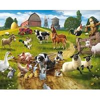Child Farm Animals Wallpaper Walltastic