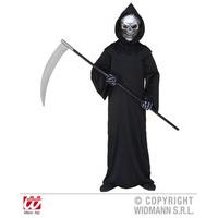 childrens holographic grim reaper 128cm costume small 5 7 yrs 128cm fo ...