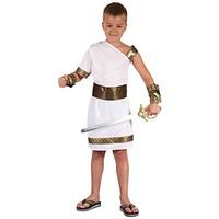 Childrens Gladiator Roman Fancy Dress Costume Greek Outfit Warrior Book Week Day Centurion Commander Dress Up Party 110cm 3-5 Years