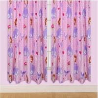 character world 54 inch disney sofia the first amulet curtains multi c ...