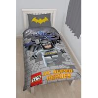 character world lego dc superheroes kapow single panel duvet set