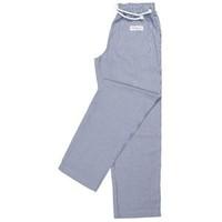 chef works a025 xxl easyfit pants small check blue