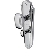 charlston bathroom door handle set of 2 finish polished chrome