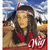 Cheyanne Indian Lady w/ Decoration Boxed Wig for Fancy Dress Costumes & Outfits Accessory
