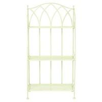 Charles Bentley Garden Wrought Iron Plant Rack - Green