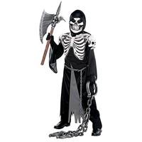 Childrens Crypt Keeper Scary Halloween Skeleton Fancy Dress Size 8-10 Years