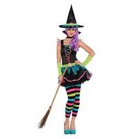 Christy\'s Teens Neon Witch Costume (M)