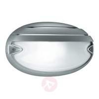 Chip outdoor wall lamp with cover grey