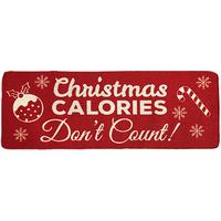 Christmas Calories Rug, Nylon