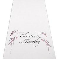 Cherry Blossom Personalised Aisle Runner