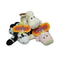 Chubleez Farmyard Friends Plush Dog Toy (Pack of 3)