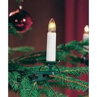 Christmas light set, bulbs, split plug16 clear bulbs230Vgreen cable