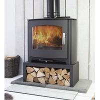 Churchill 10 Wood Burning Convection Stove with Logstore