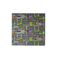 Children\'s Play Village Rug Town Roads Mat