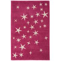 childrens girls pink all stars bedroom rug