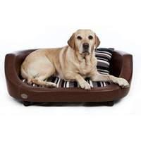 Chester and Wells Oxford II Dog Bed in Chestnut Small