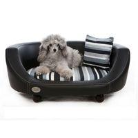 Chester and Wells Oxford II Dog Bed in Black Small