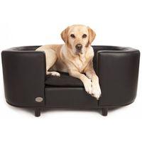 Chester and Wells Hampton Dog Bed in Black and Slate Medium