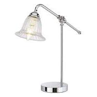 Chelsea Chrome Table Lamp With Cut Glass
