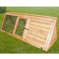 cheeko wooden apex small animal hutch deluxe 15m