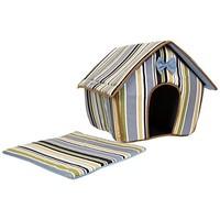 Charles Bentley Pets Pet House Pet Bed Detachable Roof & Mattress H57xW48xD48 Cm Dog Animal Warm Snug Bed Portable