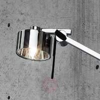 Chrome-plated floor lamp AX20 with dimmer
