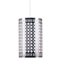 Chrome Cut Out Easy Fit Pendant Light, Chrome