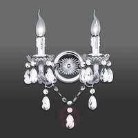 Chrome Perdita wall light