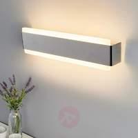 charline led wall light shines indirect light