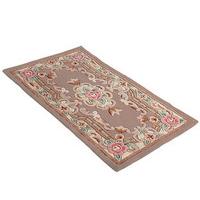 chinese design wool rug medium beige wool