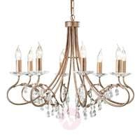 Christina Chandelier Eight Bulbs Silver / Gold