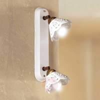 Charming PORTICO wall or ceiling light, 2-bulb