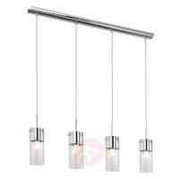 Charming pendant light Diamond 4-bulb