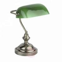 Charming BANKER Table Light, Old Gold