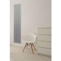 Chord Vertical Radiator Silver (H)1800 mm (W)495 mm