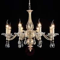 Chandelier Margo adorned with crystals 8-bulb