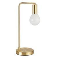 Channing Modern Gold Satin Brushed Gold Table Lamp