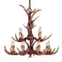 chandelier blue ridge with an antler look