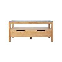 chicago oak wide tv unit